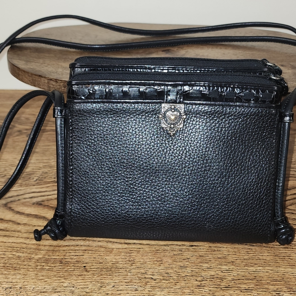 Brighton Heart Spirit Double Strap with Clasp Style Open with Pockets and Heart